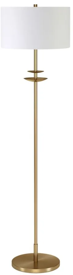 Audrey Floor Lamp in Brass by Hudson & Canal