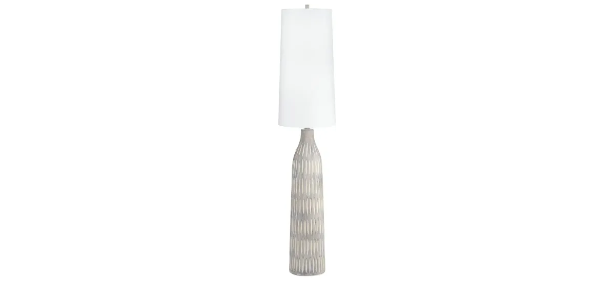 Stonewall Floor Lamp in Natural by Pacific Coast