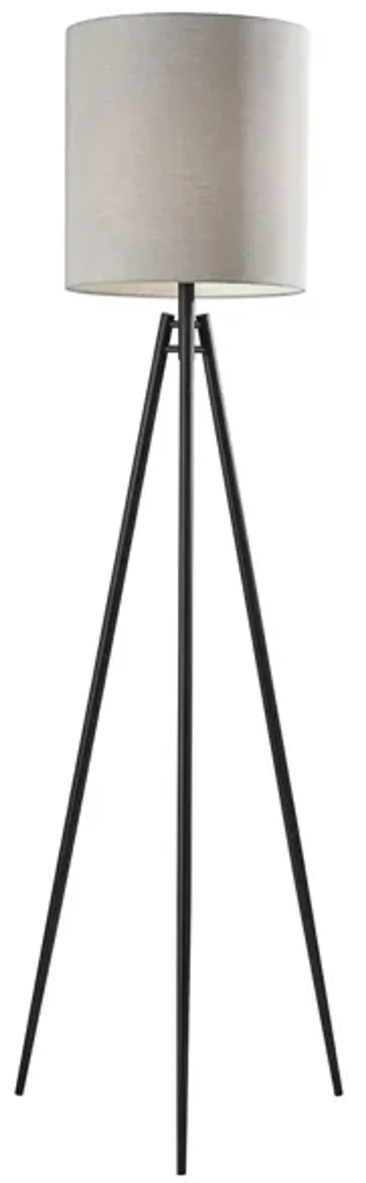 Glenwood Floor Lamp in Black by Adesso Inc