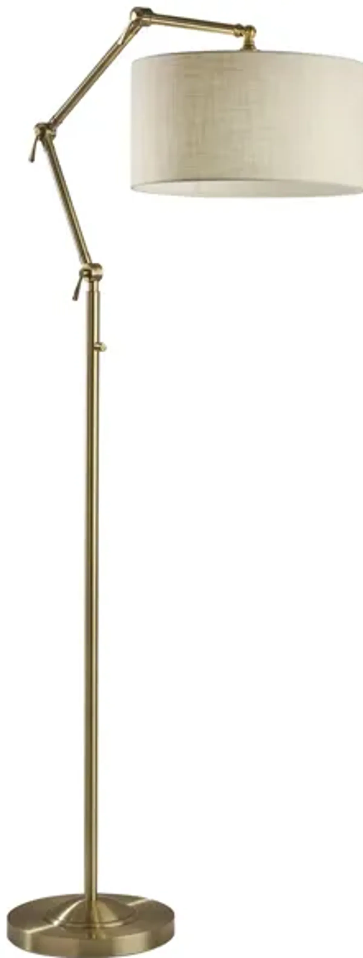 Willard Floor Lamp in Antique Brass by Adesso Inc