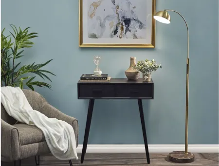 Bolton Floor Lamp in Antique Brass by Adesso Inc