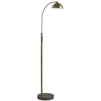 Bolton Floor Lamp in Antique Brass by Adesso Inc