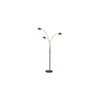 Bolton 3-Arm Arc Lamp in Antique Brass by Adesso Inc