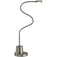 Eternity Desk Lamp in Brushed Steel by Adesso Inc