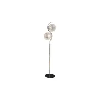 Winter Metal Floor Lamp in Clear/Silver by Ashley Express