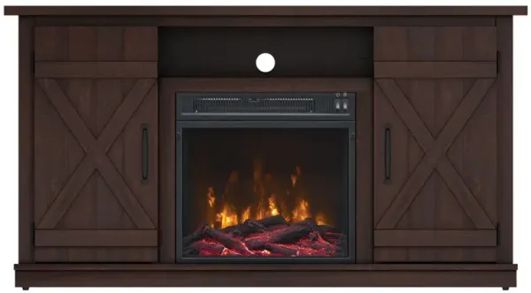 Cottonwood TV Console with Electric Fireplace