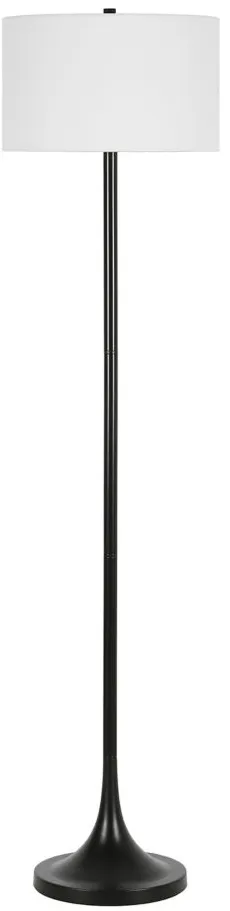 Andrea Floor Lamp in Blackened Bronze by Hudson & Canal
