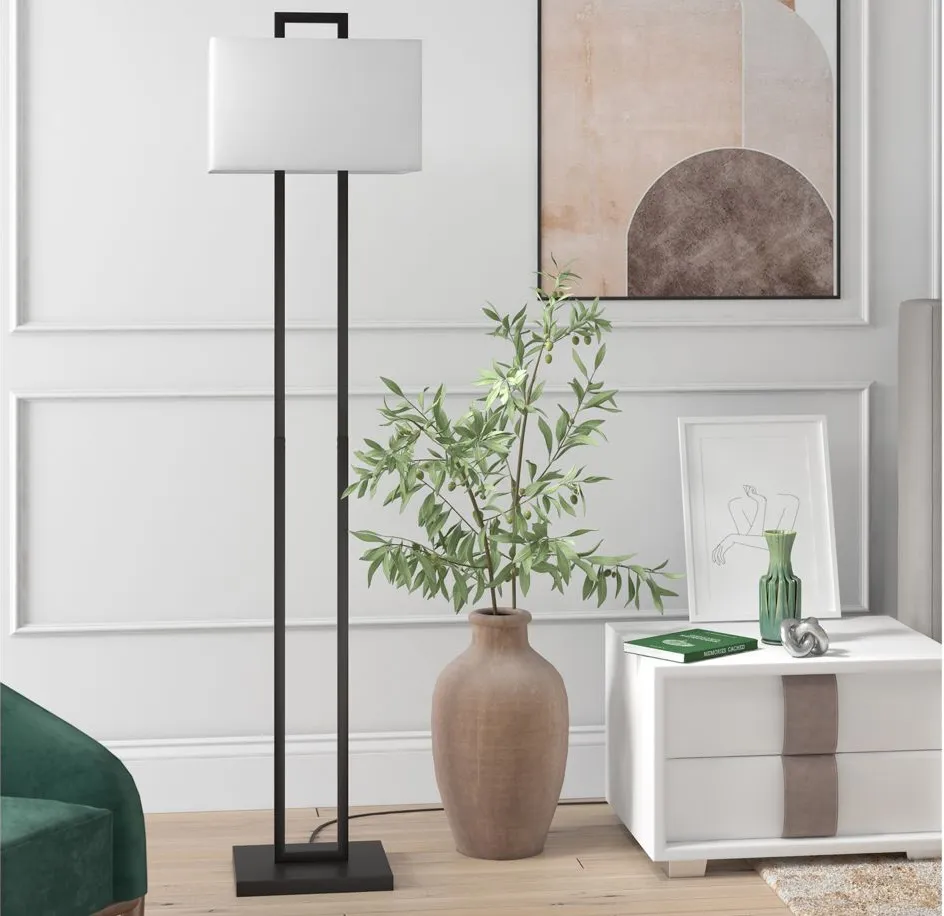 Bryson Floor Lamp in Blackened Bronze by Hudson & Canal