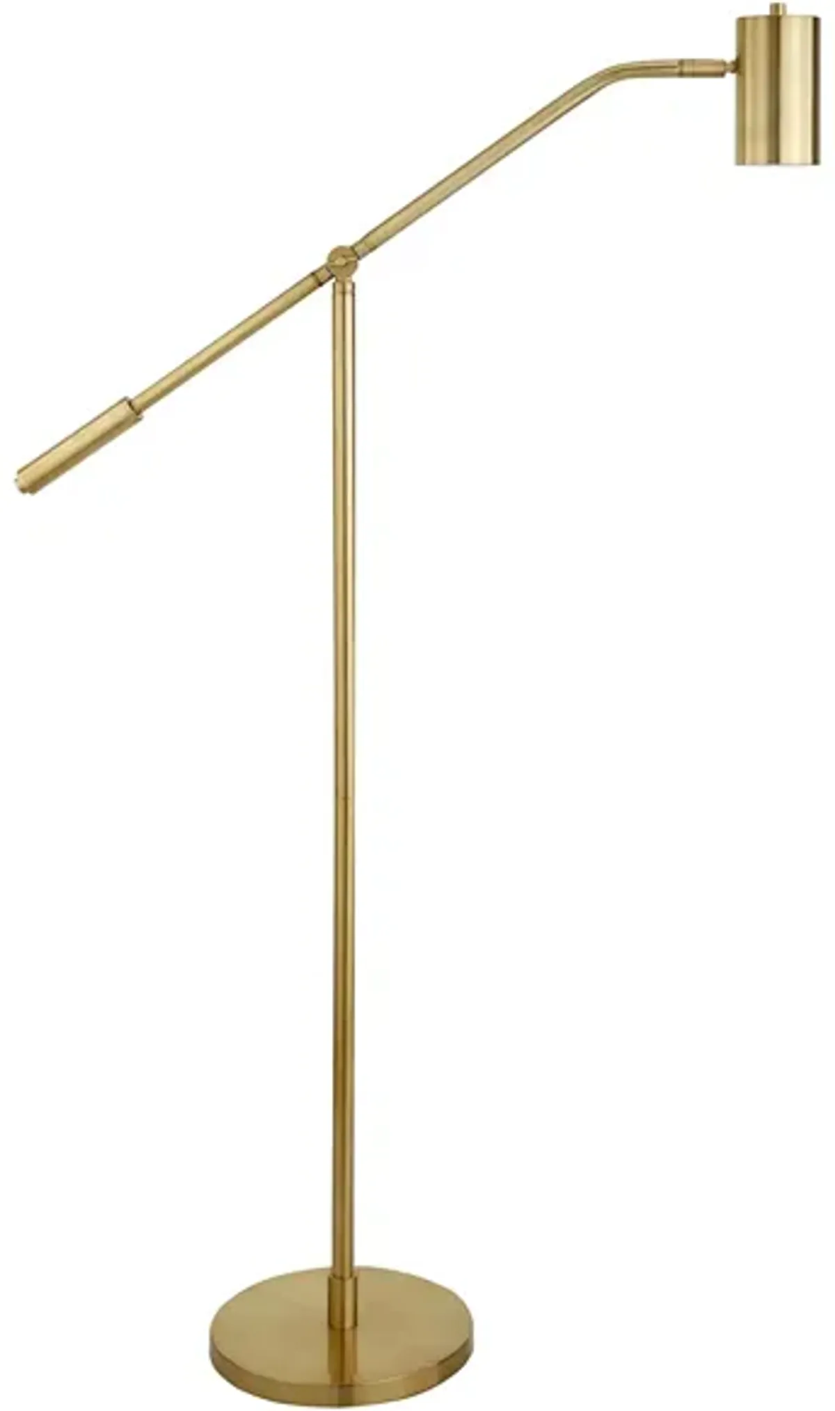 Cobra Pharmacy Floor Lamp in Brass by Hudson & Canal