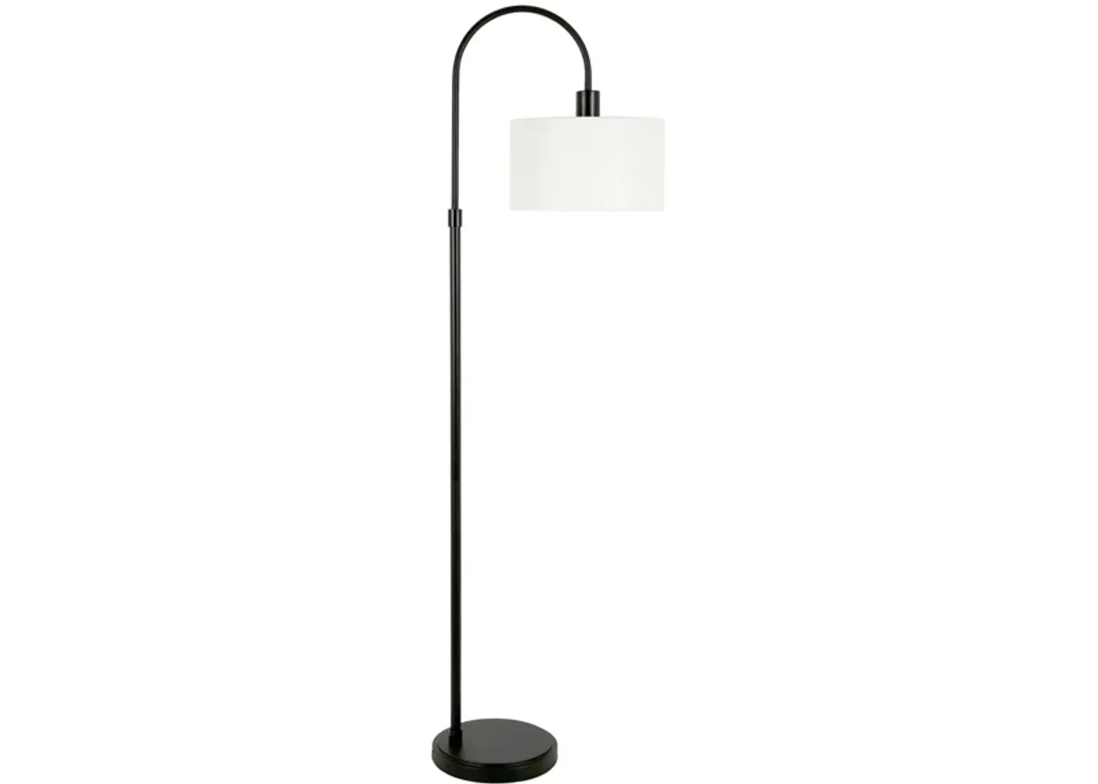 Demi Arc Floor Lamp in Blackened Bronze by Hudson & Canal