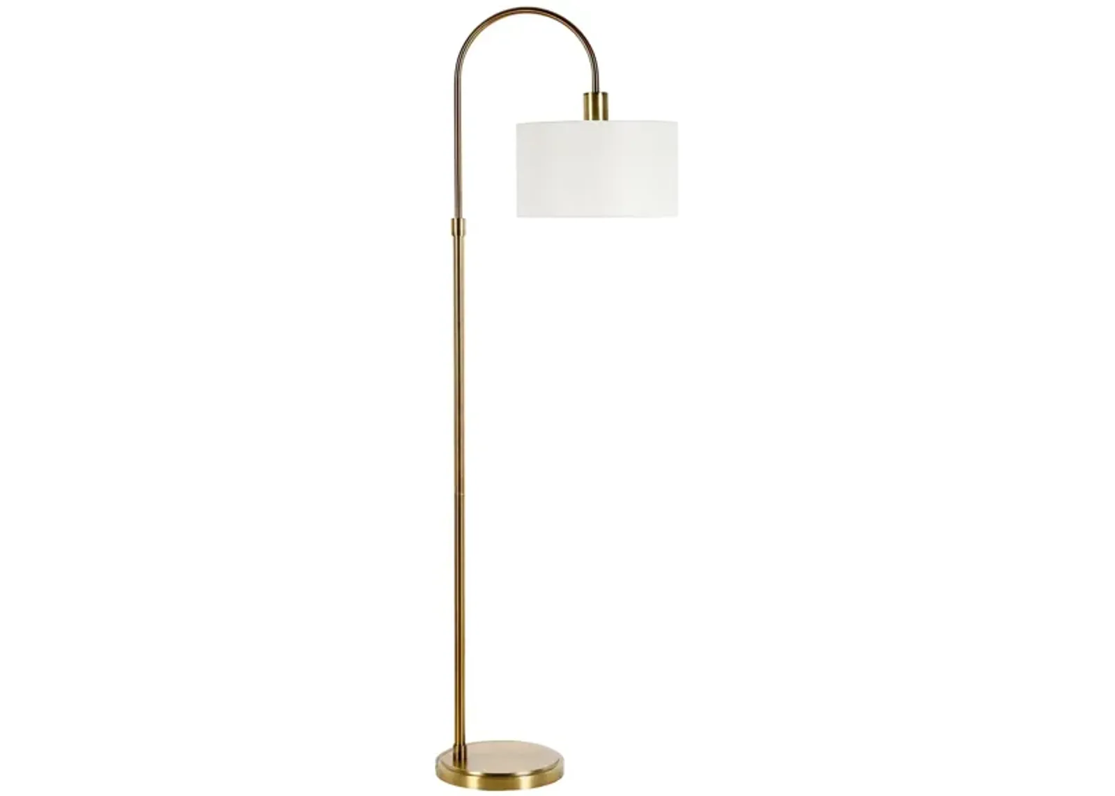 Demi Arc Floor Lamp in Brass by Hudson & Canal