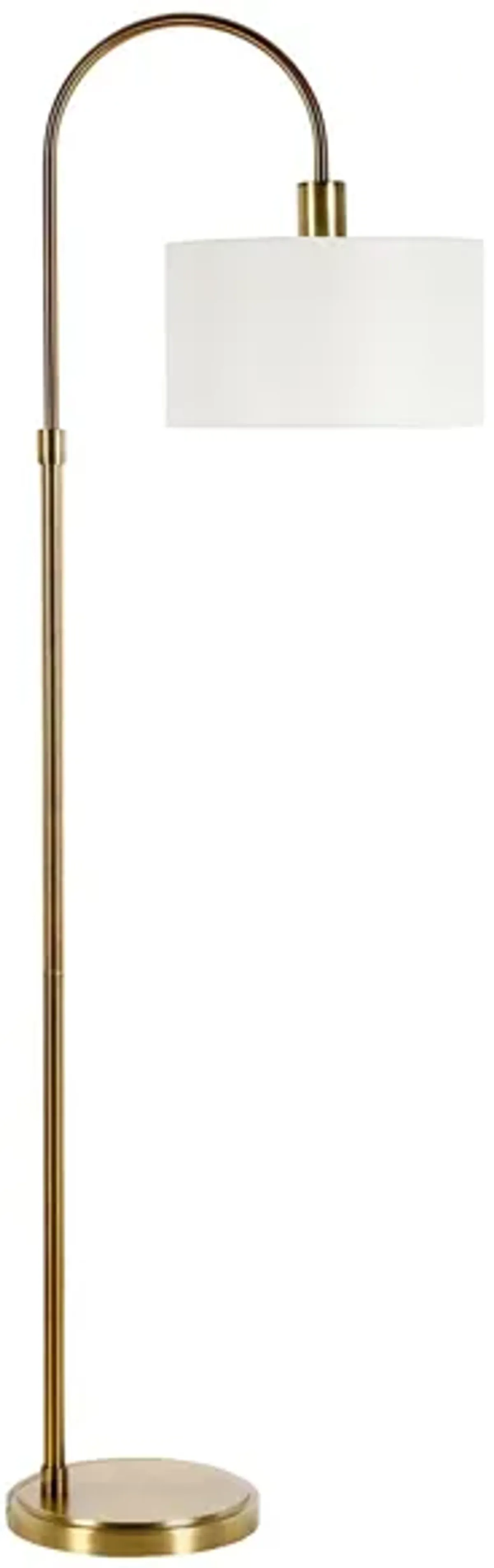 Demi Arc Floor Lamp in Brass by Hudson & Canal