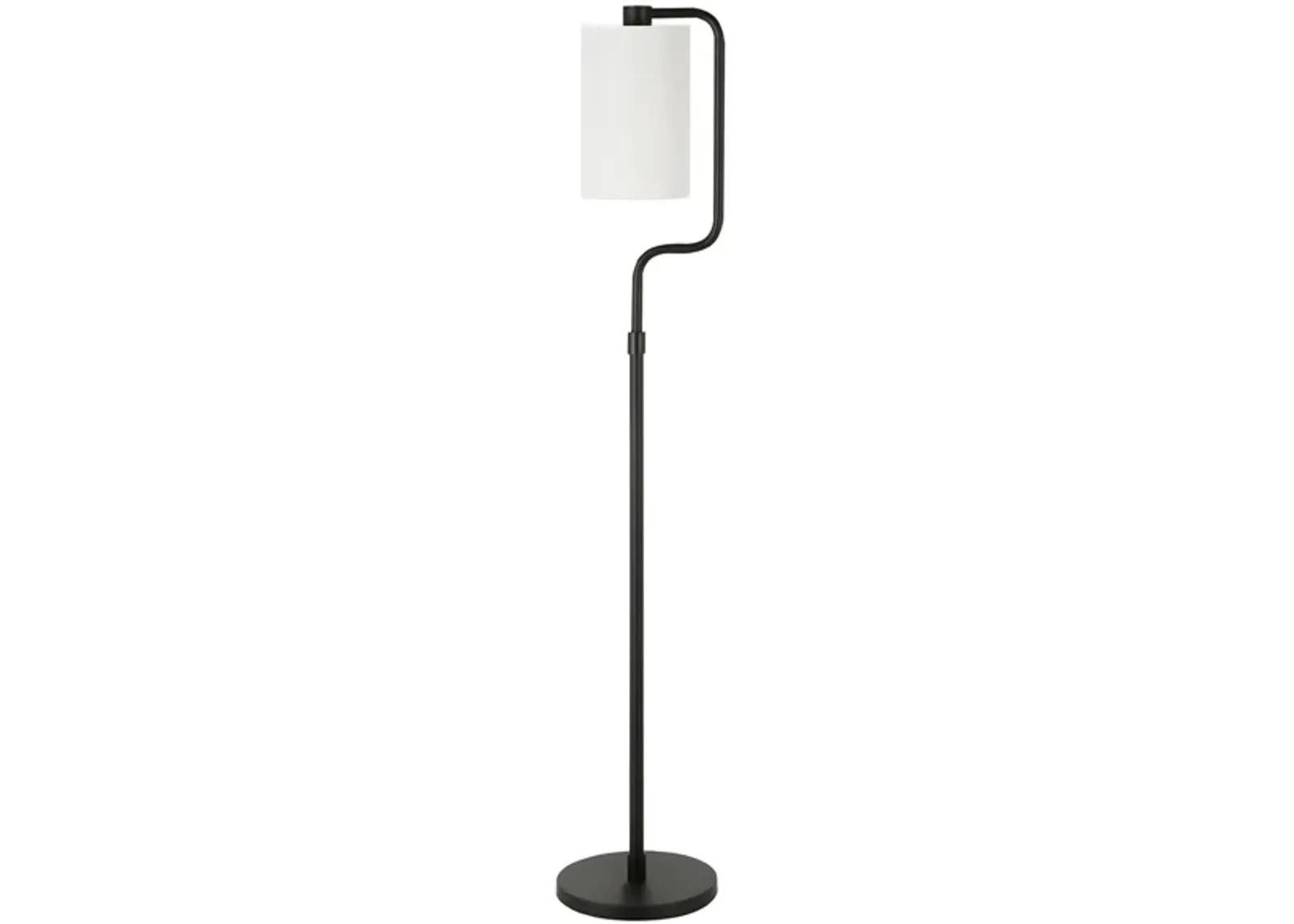 Gabriel Floor Lamp in Blackened Bronze by Hudson & Canal