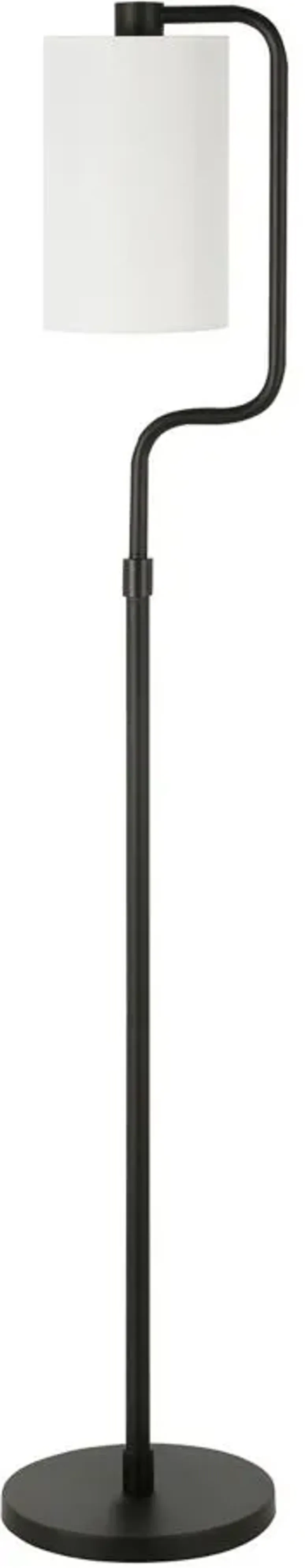 Gabriel Floor Lamp in Blackened Bronze by Hudson & Canal