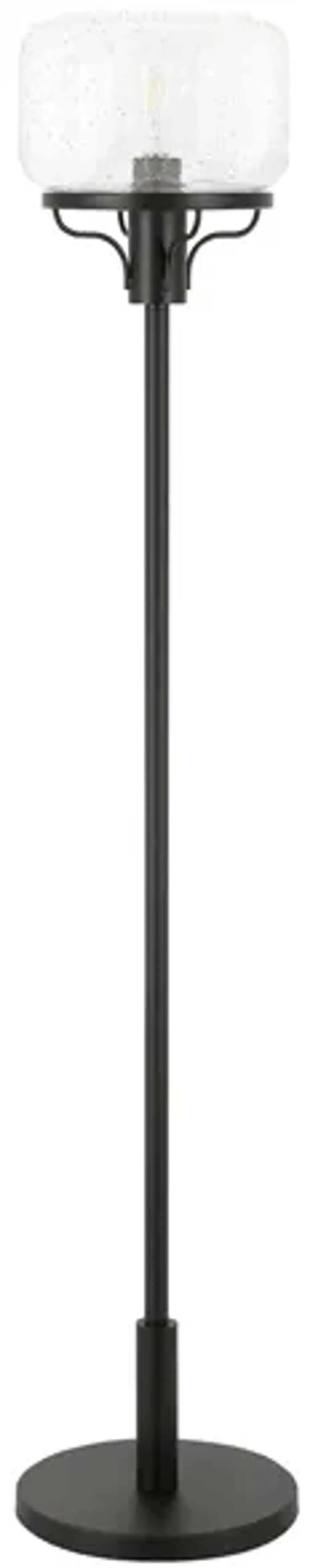 Gillian Globe & Stem Floor Lamp in Blackened Bronze by Hudson & Canal