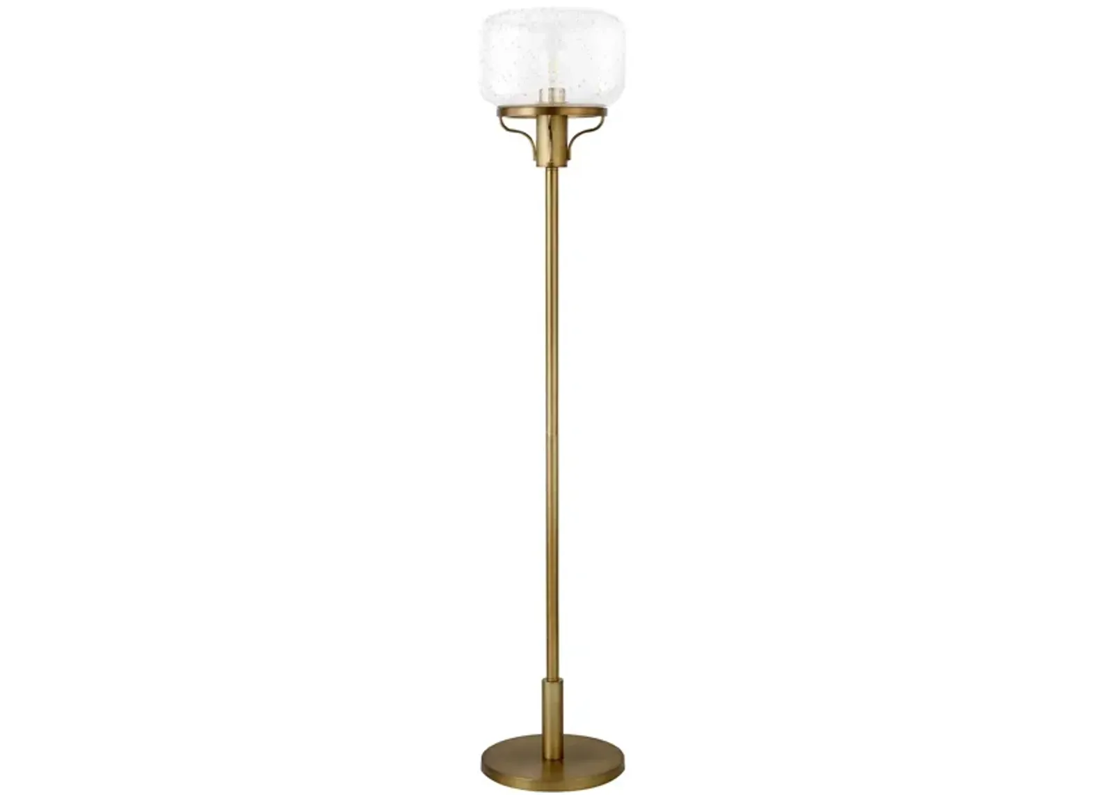 Gillian Globe & Stem Floor Lamp in Brushed Brass by Hudson & Canal