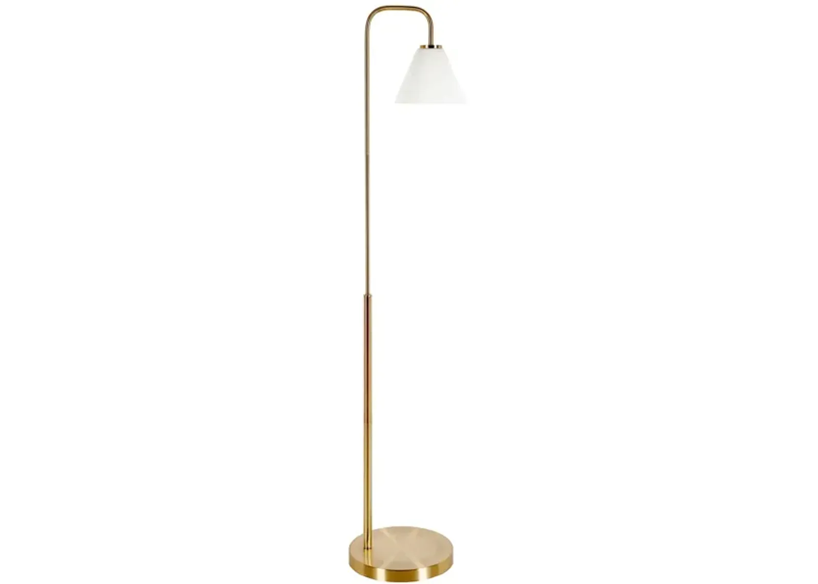 Helen Arc Floor Lamp in Brass by Hudson & Canal