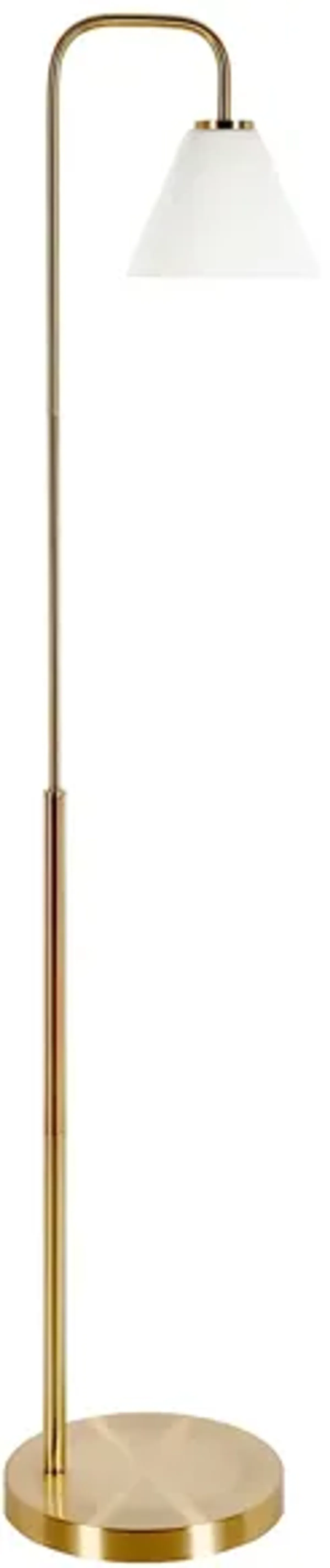 Helen Arc Floor Lamp in Brass by Hudson & Canal