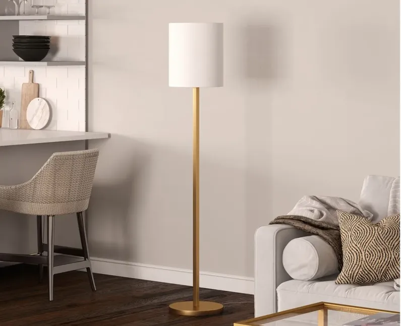 Kelseigh Floor Lamp in Brass by Hudson & Canal