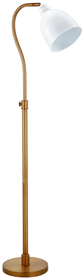 Kramer Floor Lamp in Brass by Hudson & Canal