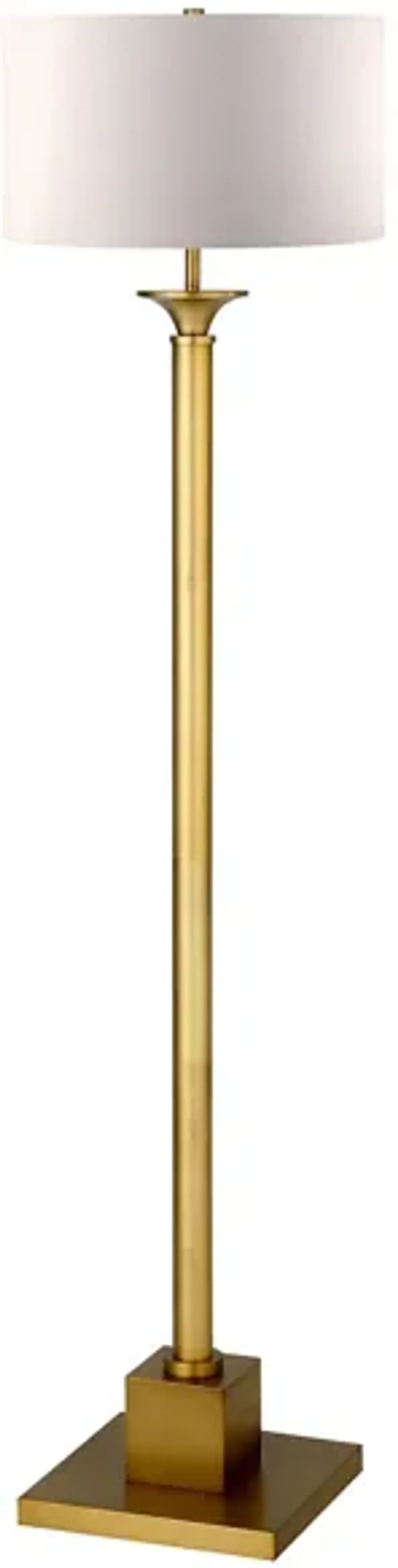 Laurel Floor Lamp in Brass by Hudson & Canal