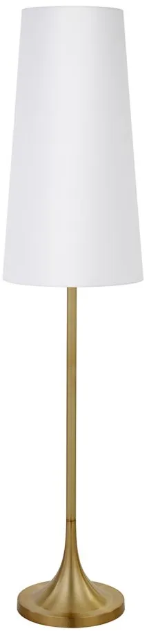 Mercedes Floor Lamp in Brass by Hudson & Canal