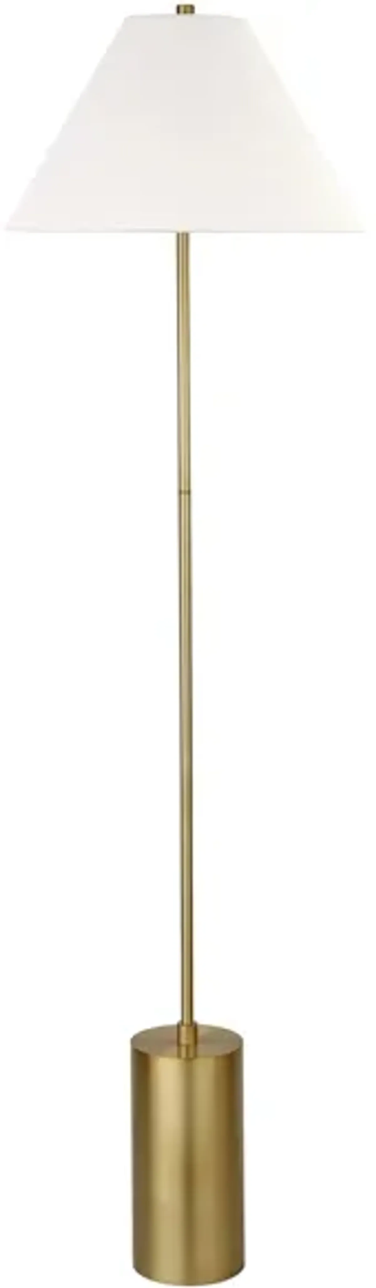 Merida Floor Lamp in Brass by Hudson & Canal