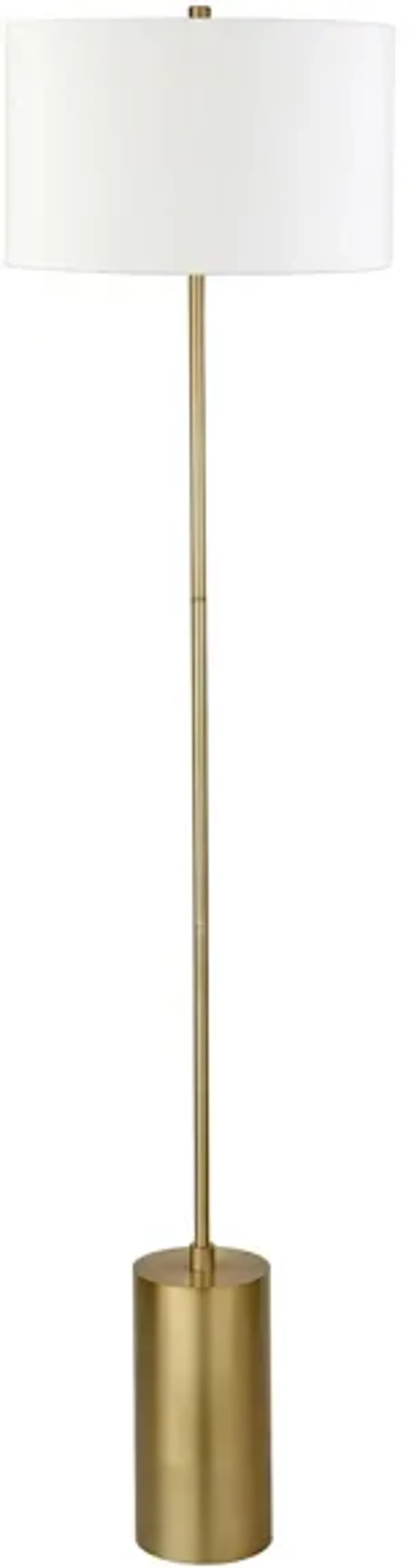 Merida Floor Lamp in Brass by Hudson & Canal