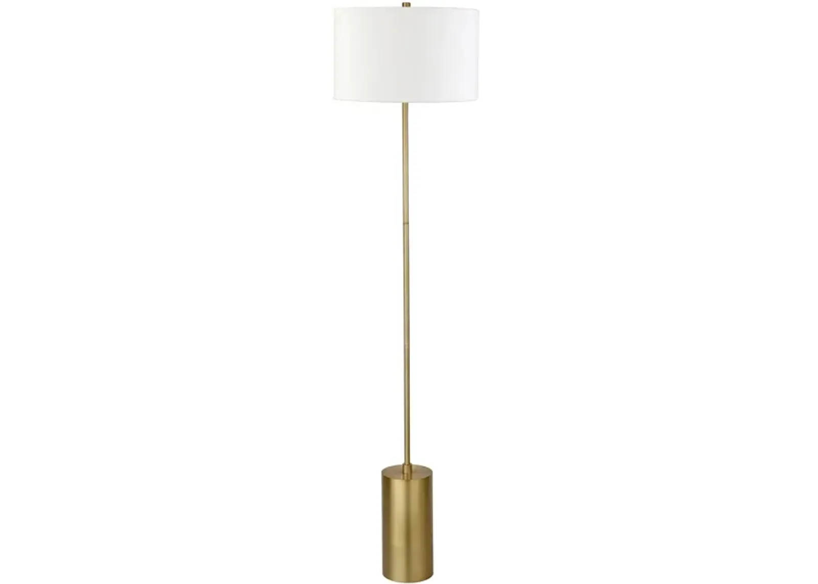 Merida Floor Lamp in Brass by Hudson & Canal