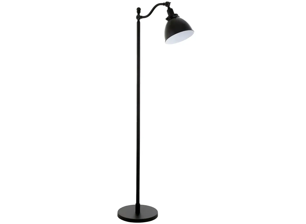 Nora Floor Lamp in Blackened Bronze by Hudson & Canal