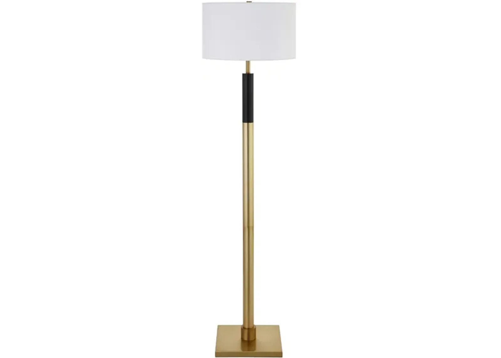 Rita Floor Lamp in Brass/Black by Hudson & Canal