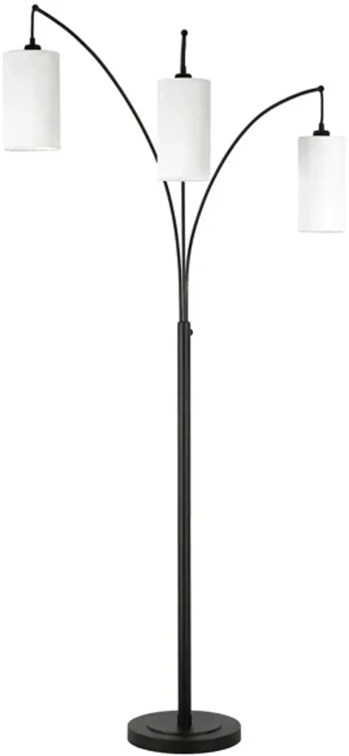 Sinead 3-Light Floor Lamp in Blackened Bronze by Hudson & Canal