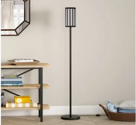 Susana Floor Lamp in Blackened Bronze by Hudson & Canal