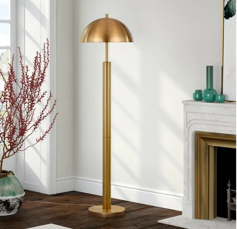 Vera Floor Lamp in Brass by Hudson & Canal