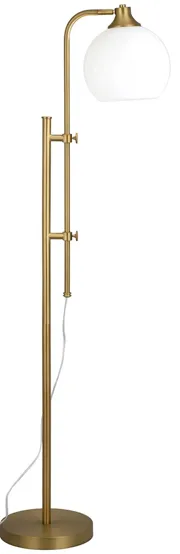 Torres Floor Lamp in Brass by Hudson & Canal