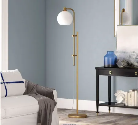 Torres Floor Lamp in Brass by Hudson & Canal