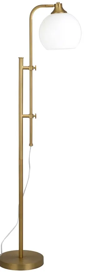 Torres Floor Lamp in Brass by Hudson & Canal