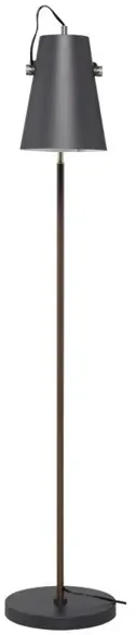 Sawyer Floor Lamp in DARK GREY by Nuevo