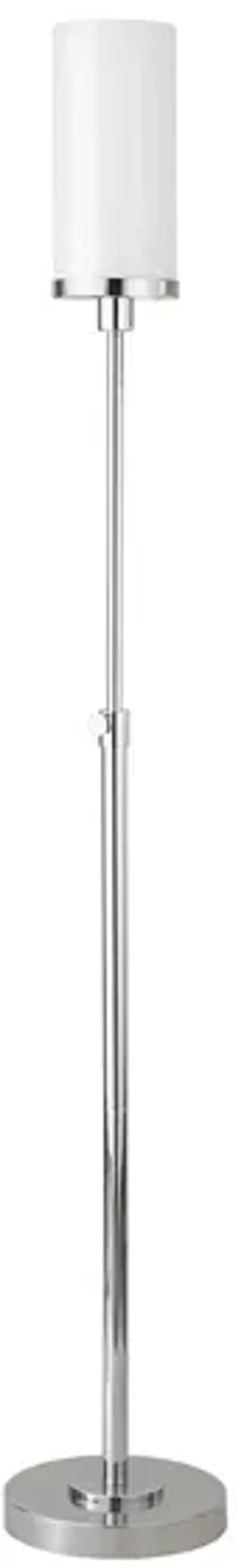 Lucien Floor Lamp in Polished Nickel by Hudson & Canal