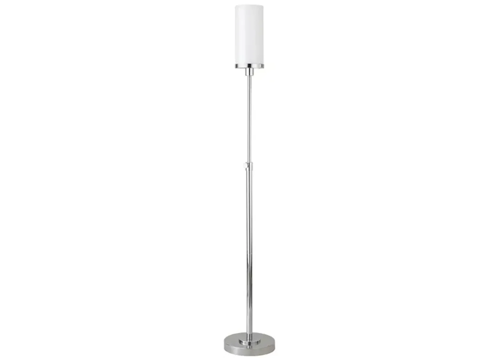 Lucien Floor Lamp in Polished Nickel by Hudson & Canal