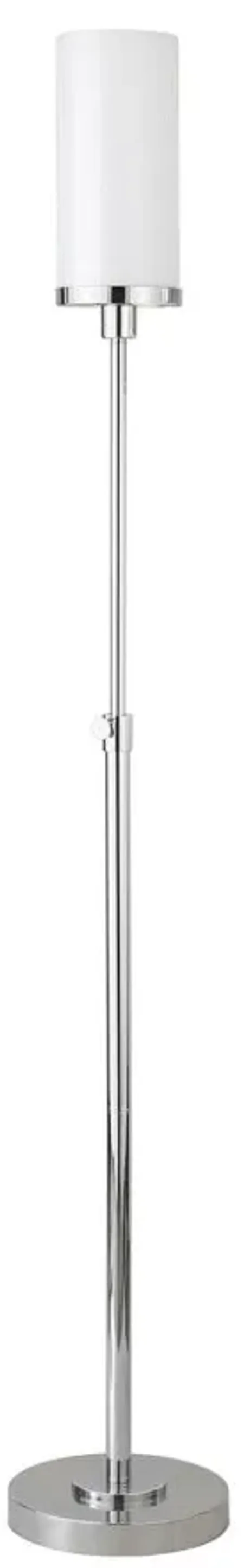 Lucien Floor Lamp in Polished Nickel by Hudson & Canal