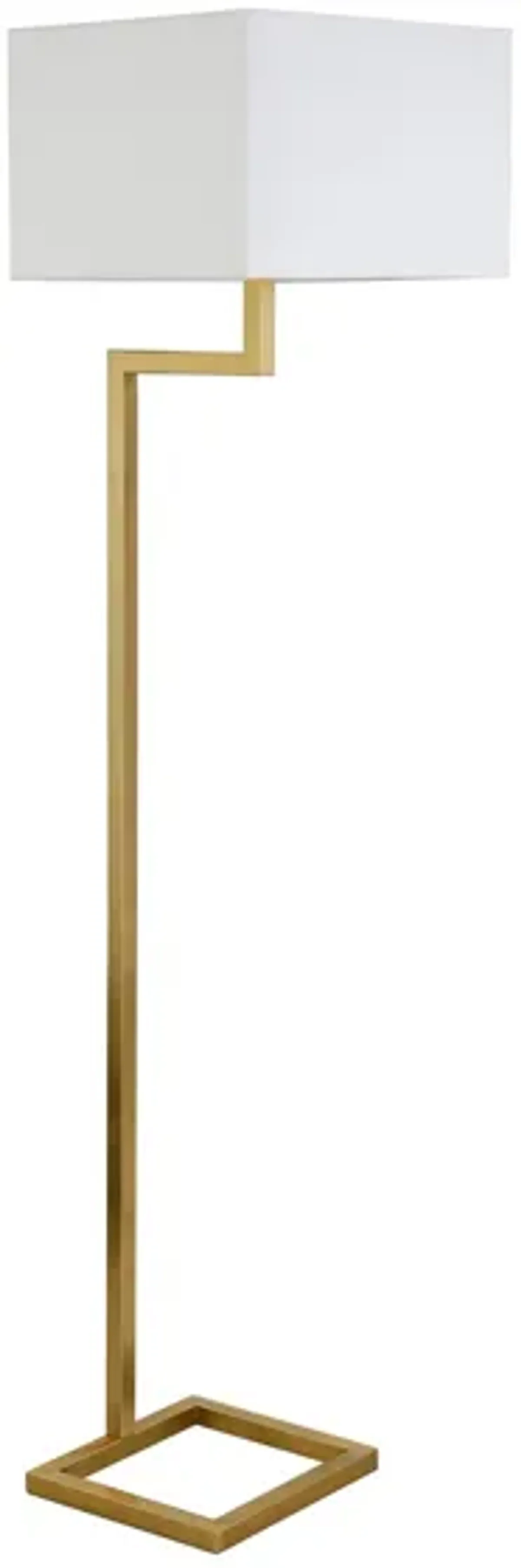 Xavier Floor Lamp in Brass by Hudson & Canal