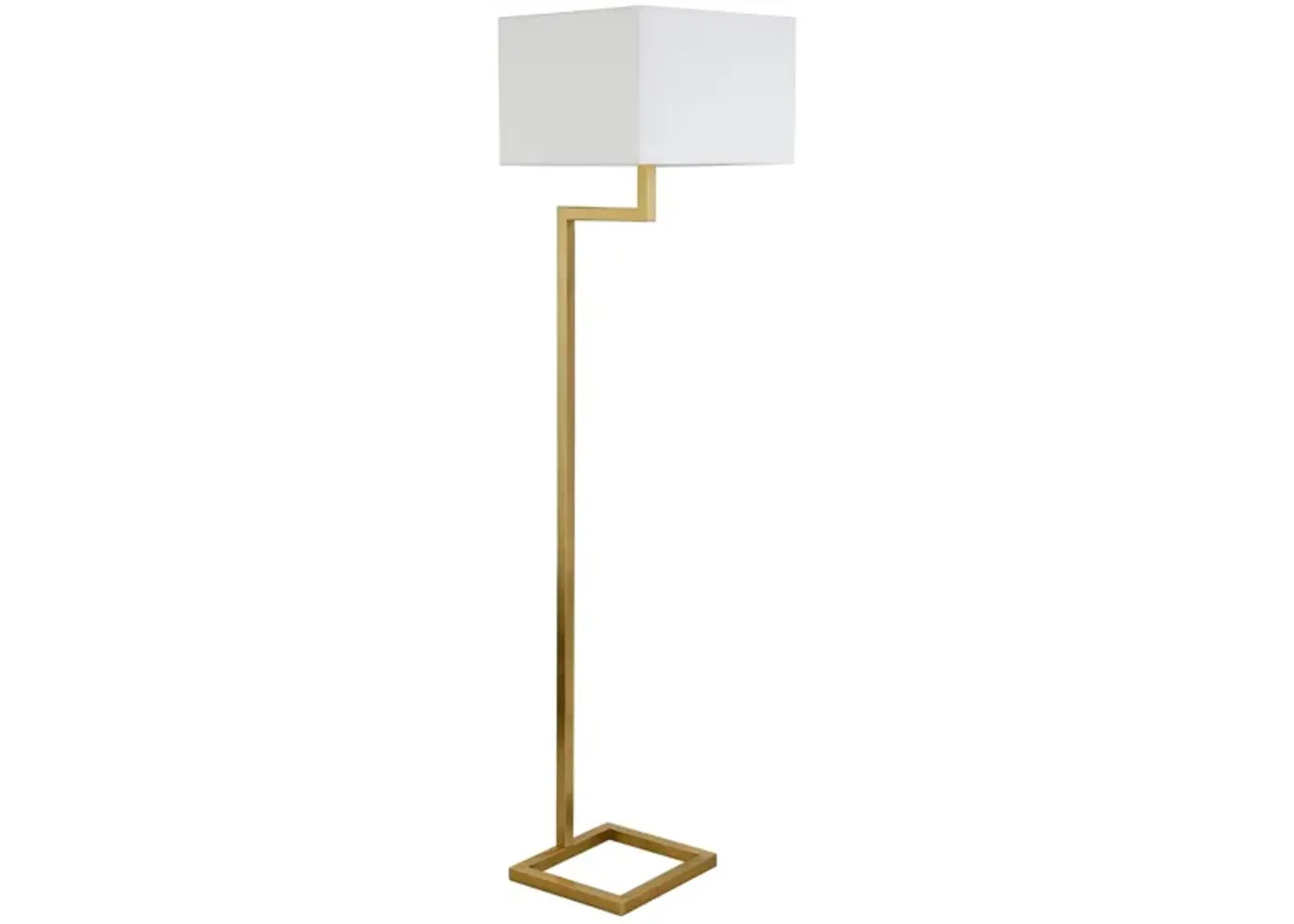 Xavier Floor Lamp in Brass by Hudson & Canal