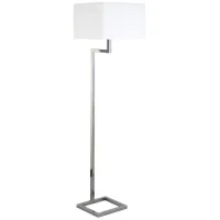 Xavier Floor Lamp in Polished Nickel by Hudson & Canal