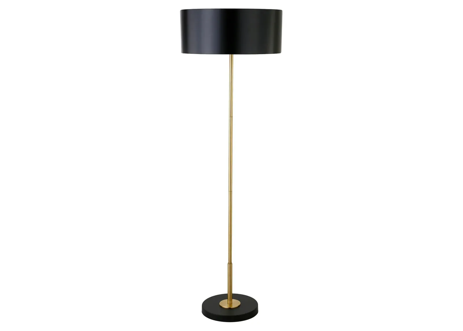 Hoffman Floor Lamp in Brass;Blackened Bronze by Hudson & Canal