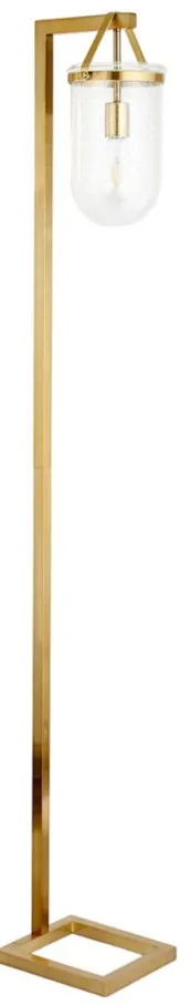 Shiloh Floor Lamp in Brass by Hudson & Canal