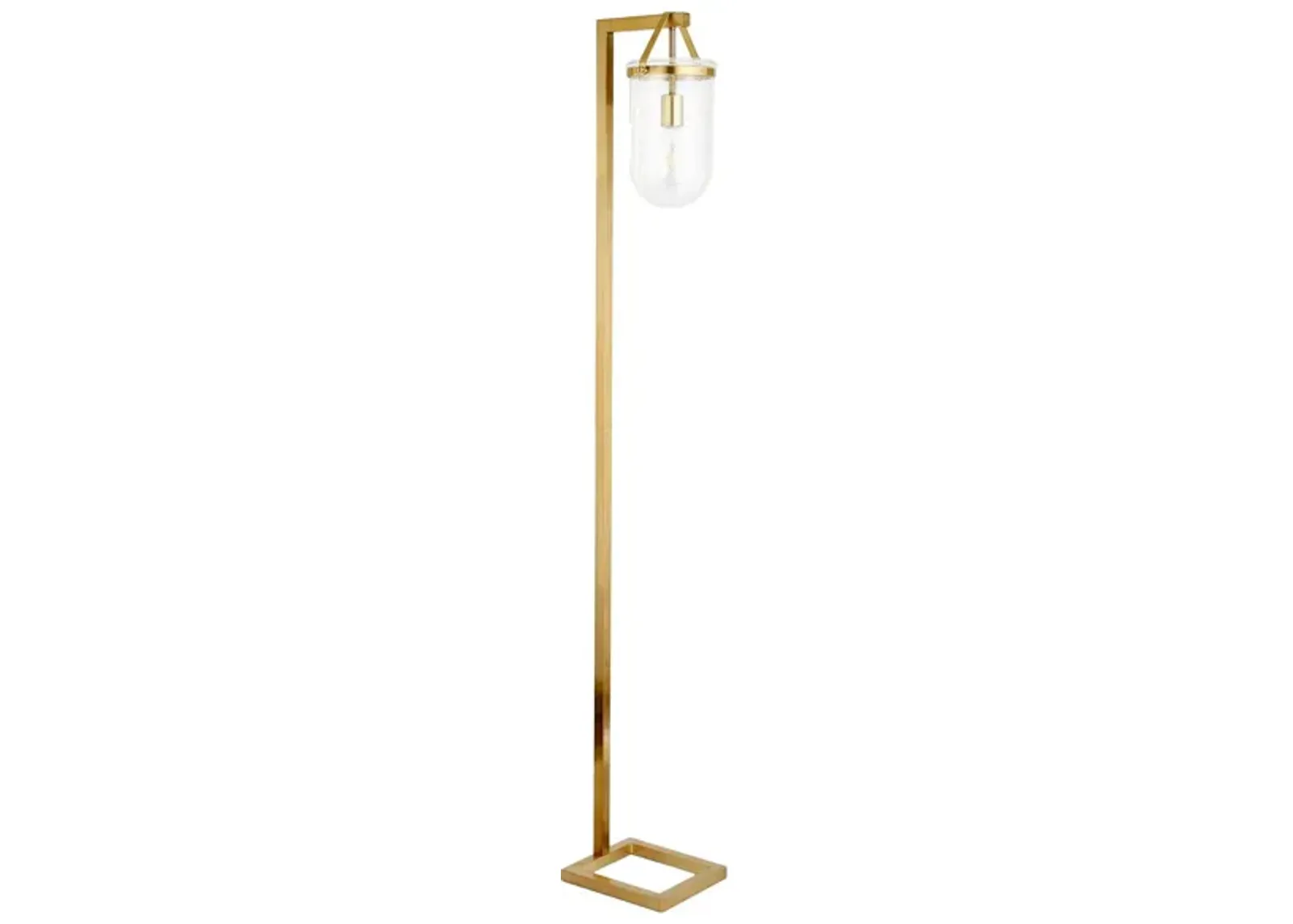 Shiloh Floor Lamp in Brass by Hudson & Canal