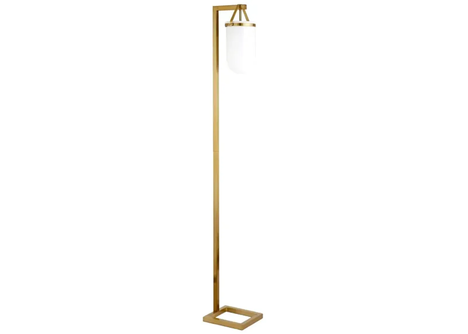 Shiloh Floor Lamp in Brass by Hudson & Canal