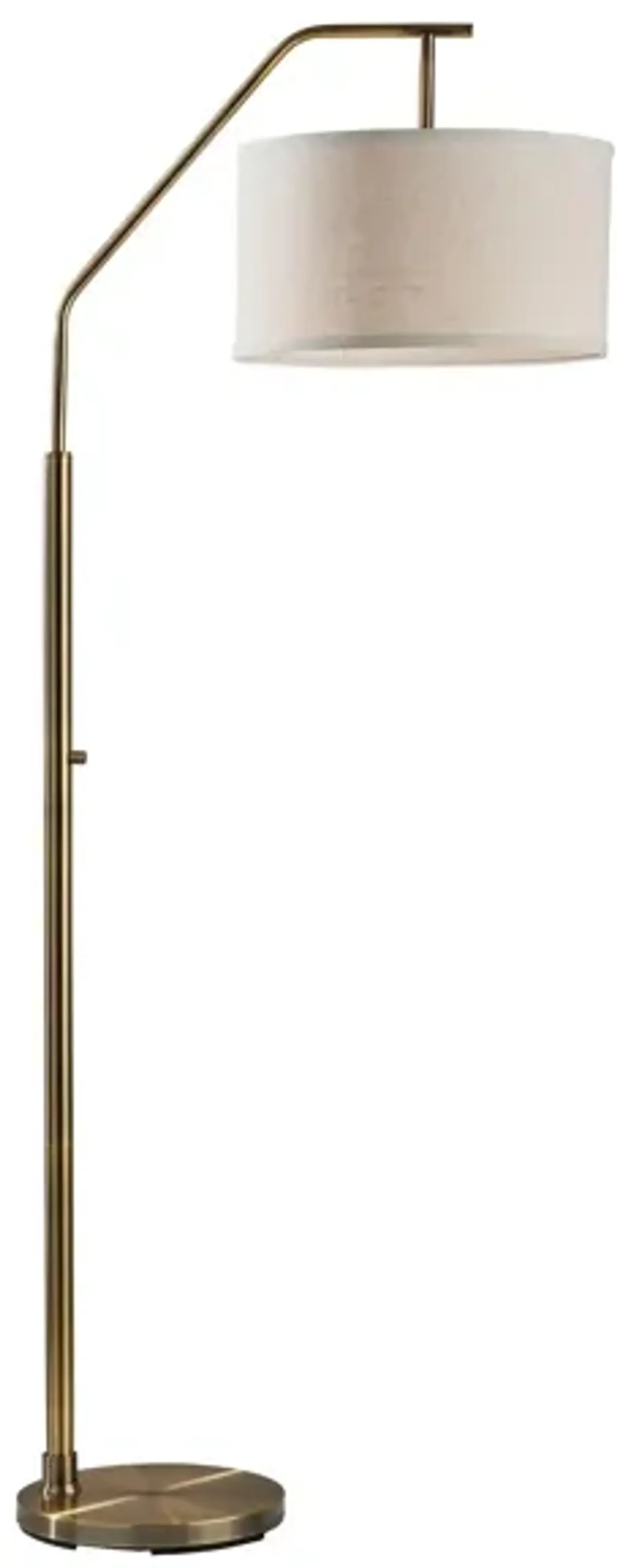 Max Floor Lamp in Antique Brass by Adesso Inc