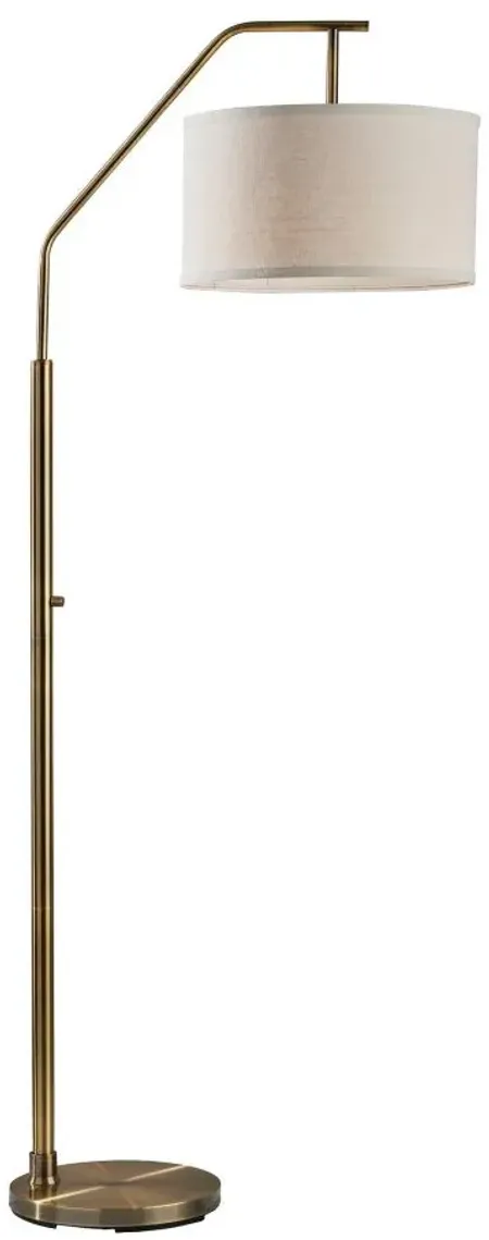 Max Floor Lamp in Antique Brass by Adesso Inc